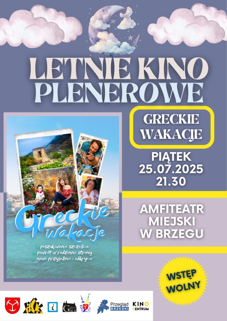"Greckie Wakacje" – Letnie Kino Plenerowe