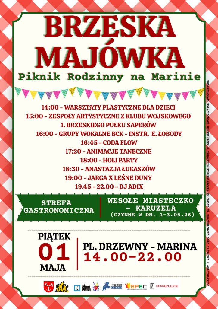 Brzeska Majówka – Piknik Rodzinny na Marinie