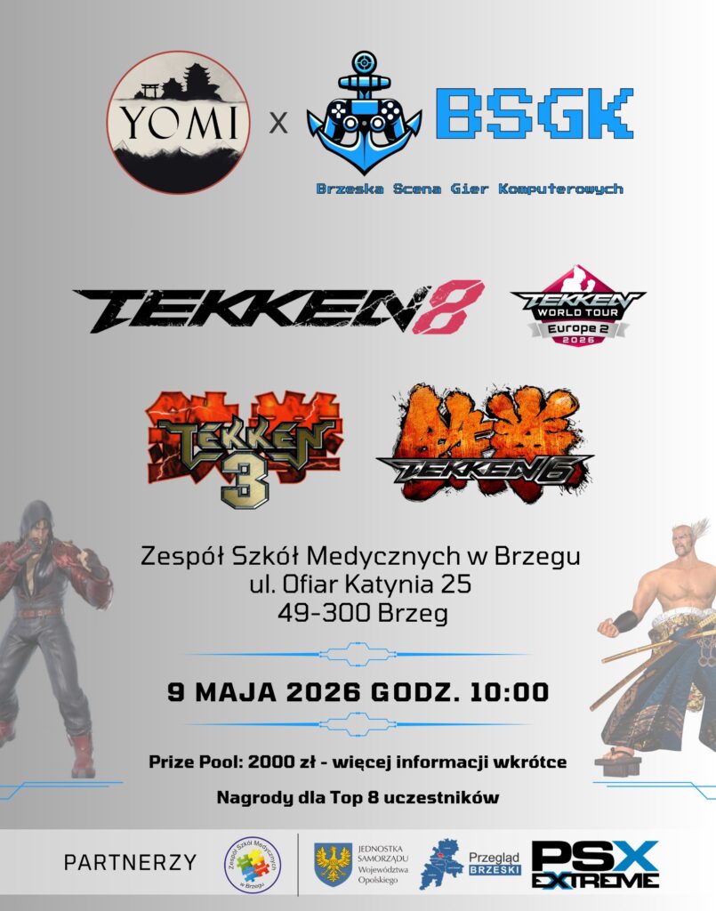 YOMI x BSGK – TEKKEN WORLD TOUR 2026 w BRZEGU