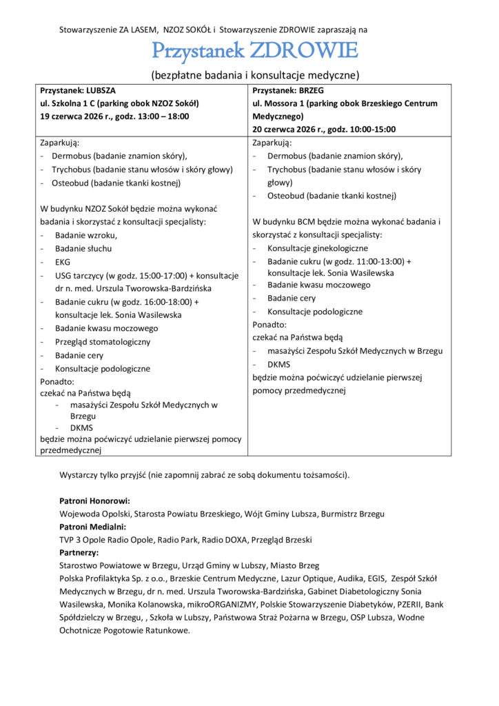 Przystanek ZDROWIE