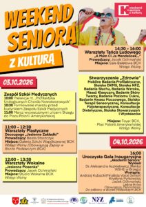 WEEKEND SENIORA Z KULTURĄ – DWA DNI PEŁNE KULTURY, AKTYWNOŚCI I SPOTKAŃ